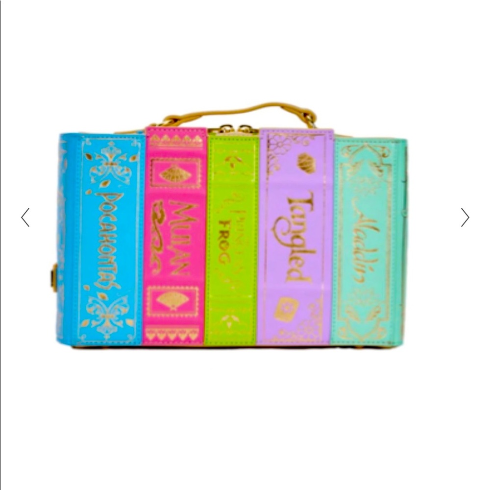 Loungefly Princess Books StitchShoppe Crossbody Vol2 Tangled Disney NWT